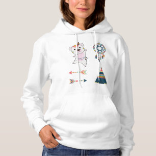 Indian Polar Bear Sticker Set Bear Dreamcatcher Hoodie