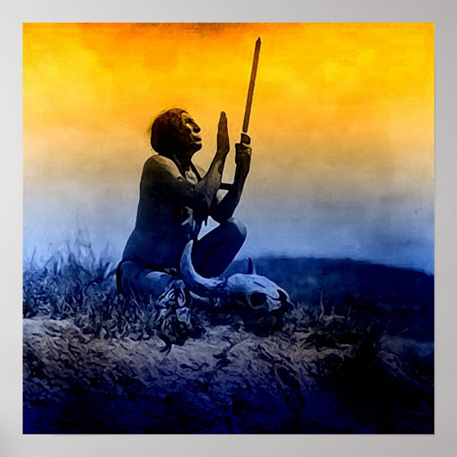 Indian Prayer Poster (Front)