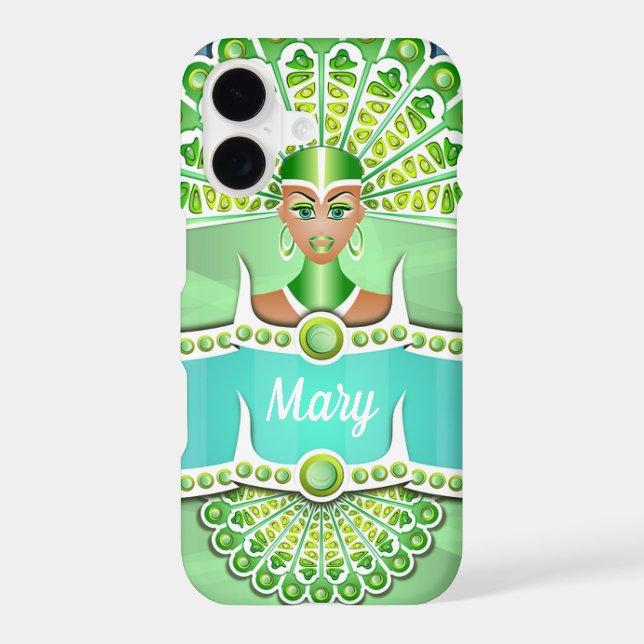 Indian Print iPhone Case (Back)