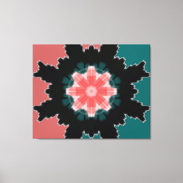 Indian rajasthani graphic canvas design print (Front)