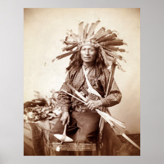 Indian Revolt Instigator, 1890 Poster