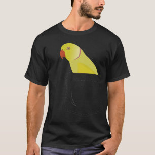 Indian Ringneck Parakeet Parrot In Your Front Pock T-Shirt