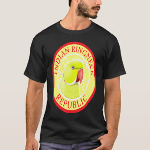 Indian Ringneck Parrot Yellow T-Shirt