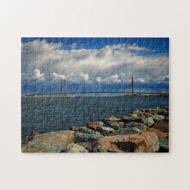 Indian River Bridge Jigsaw Puzzle (Horizontal)