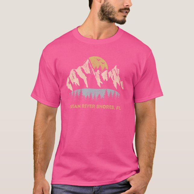 Indian River Shores Florida Mountain Sunset Sunris T-Shirt (Front)