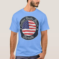 Indian Rocks Beach - Patriotic Florida Souvenir T-