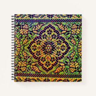 Indian Sari Design Notebook