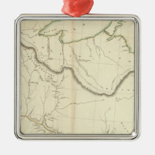 Indian Settlements in North America 4 Metal Tree Decoration