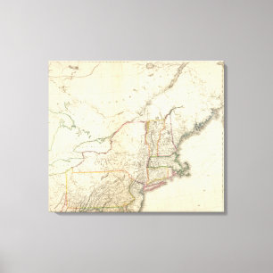 Indian Settlements in North America 5 Canvas Print