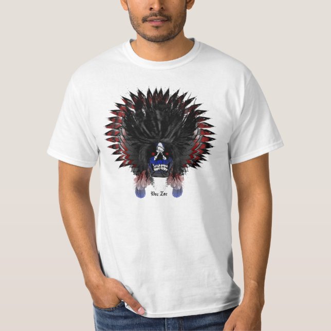 Indian Skull Head T-Shirt (Front)