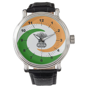 Indian spiral flag watch