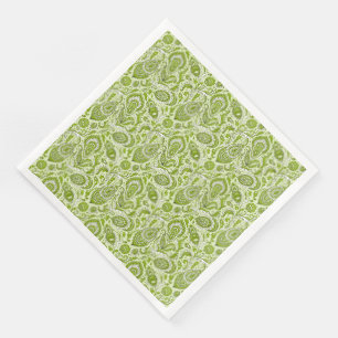 Indian style paisley floral seamless pattern napkin