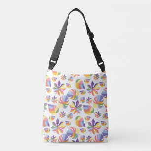 Indian Summer Autumn With Colourful Leaves Crossbody Bag