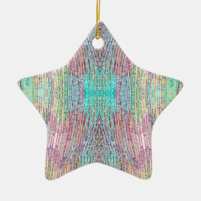 Indian Summer Ceramic Tree Decoration (Front)