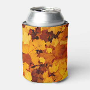 Indian Summer Golden Leaves Can Cooler