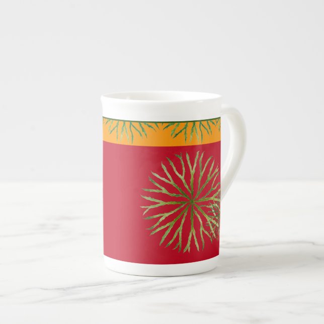 Indian Summer on a Bone China Mug (M) (Front Right)