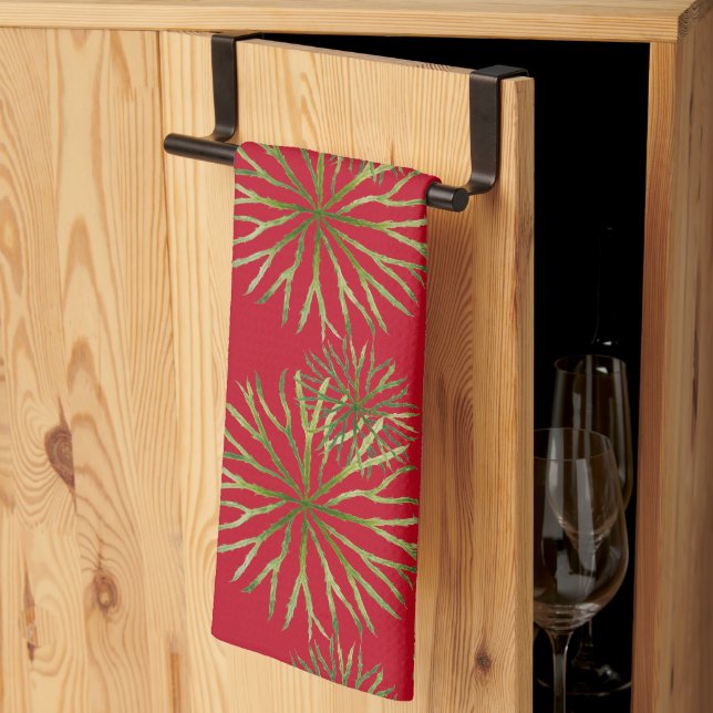 Indian Summer on a Kitchen Towel (Thirds Fold)