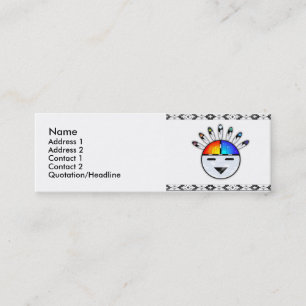 Indian Sunface Mini Business Card