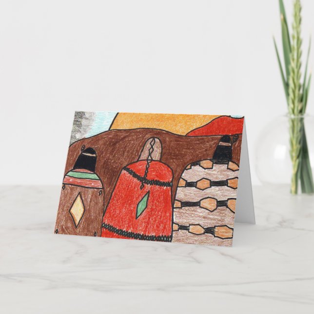 Indian Sunset Card (Front)