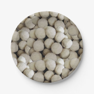 Indian Sweets Wheat Flour Ladoos Sweet Food Paper Plate