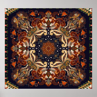 Indian Symmetric: Vintage Ethnic Ornament