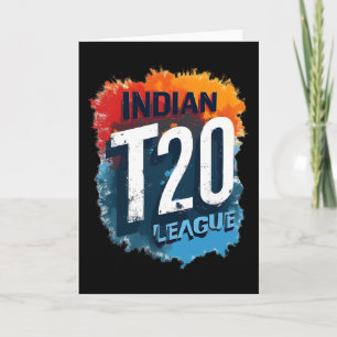Indian T_20 League 2025 Cricket Design  Card