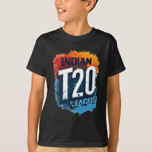 Indian T_20 League 2025 Cricket Design T-Shirt