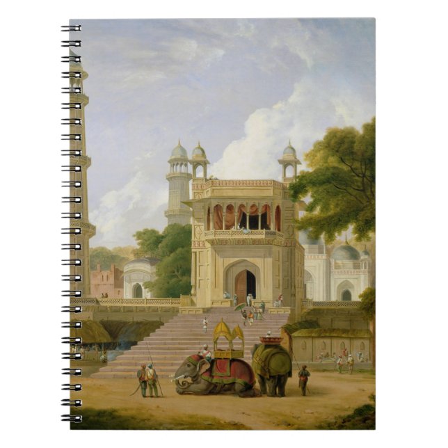 Indian Temple, said to be the Mosque of Abo-ul-Nab Spiral Notebook (Front)