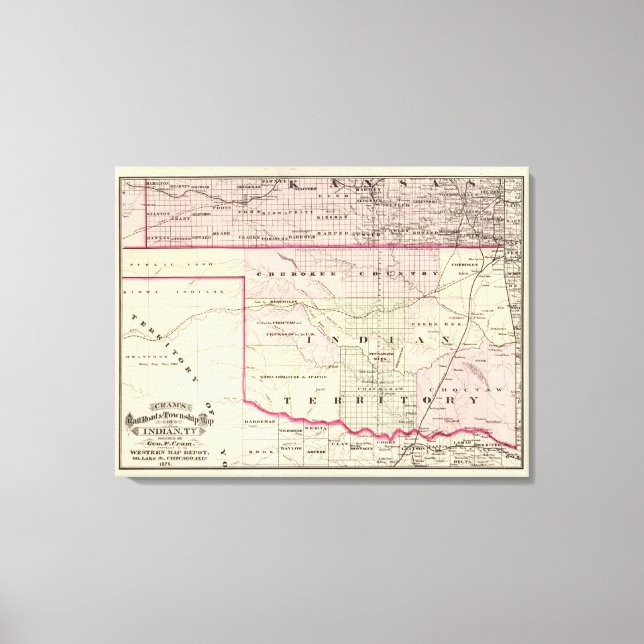 Indian Territory Canvas Print (Front)