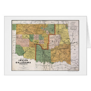 Indian Territory OK Map 1892