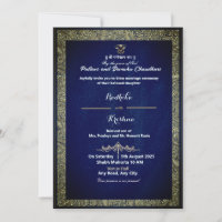  Indian Traditional Ganesh wedding Invitation card