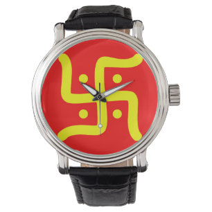 indian traditional hindu swastika symbol religion watch