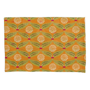 Indian Traditional Illustration Pattern. Pillowcase