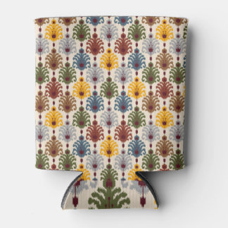 Indian Traditional Textile Branding Illustration Can Cooler