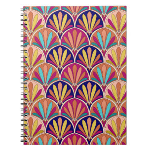 Indian Traditional Textile Illustration Notebook