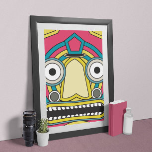 Indian tribal photo print