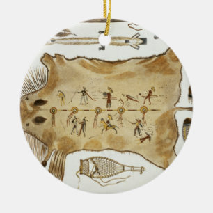 Indian Utensils and Arms, plate 21 from Volume 2 o Ceramic Tree Decoration