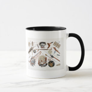 Indian Utensils and Arms, plate 48 from Volume 2 o Mug