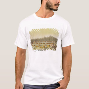 Indian Village, New Georgia, Alaska (colour engrav T-Shirt