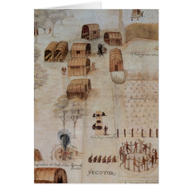 Indian Village of Secoton (Front)