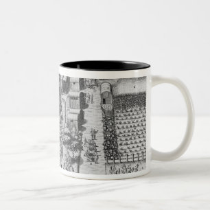 Indian Village of Secoton Two-Tone Coffee Mug