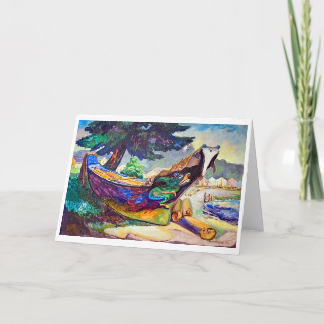Indian War Canoe | Emily Carr | Card (Front)
