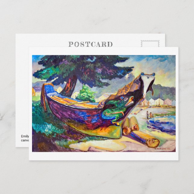 Indian War Canoe | Emily Carr | Postcard (Front/Back)