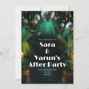 Indian Wedding After Party invite Digital invites 