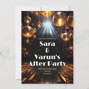 Indian Wedding After Party invite Digital Wedding 