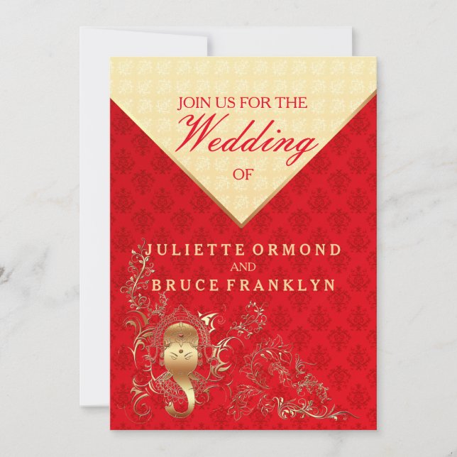 Indian Wedding - Invitation (Front)