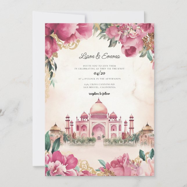 Indian Wedding Invitation (Front)