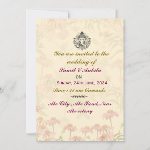 Indian Wedding Invitations 