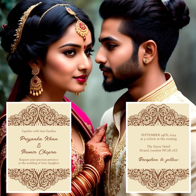 Indian wedding invitations mehndi (Indian-wedding-invitations-traditional-1)