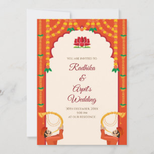 Indian Wedding invite & Hindu Wedding card